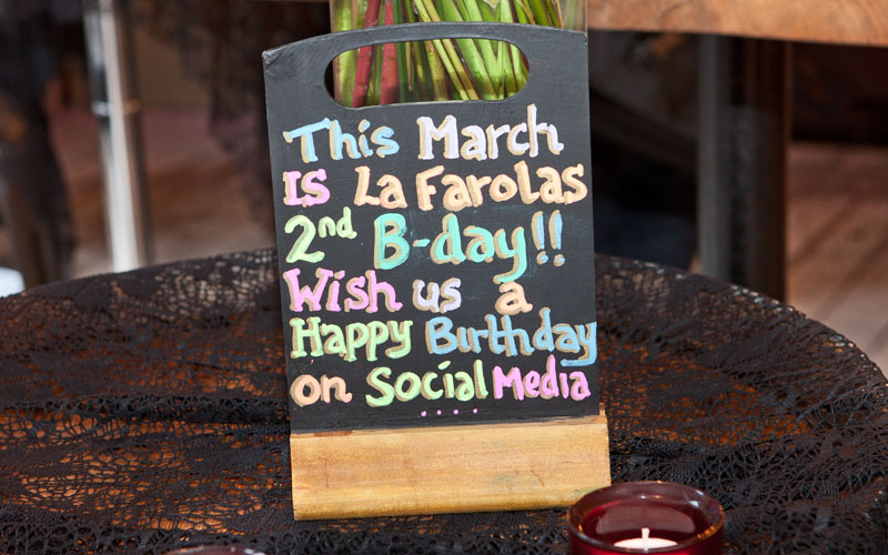 FELIZ CUMPLEAÑOS LA FAROLA!